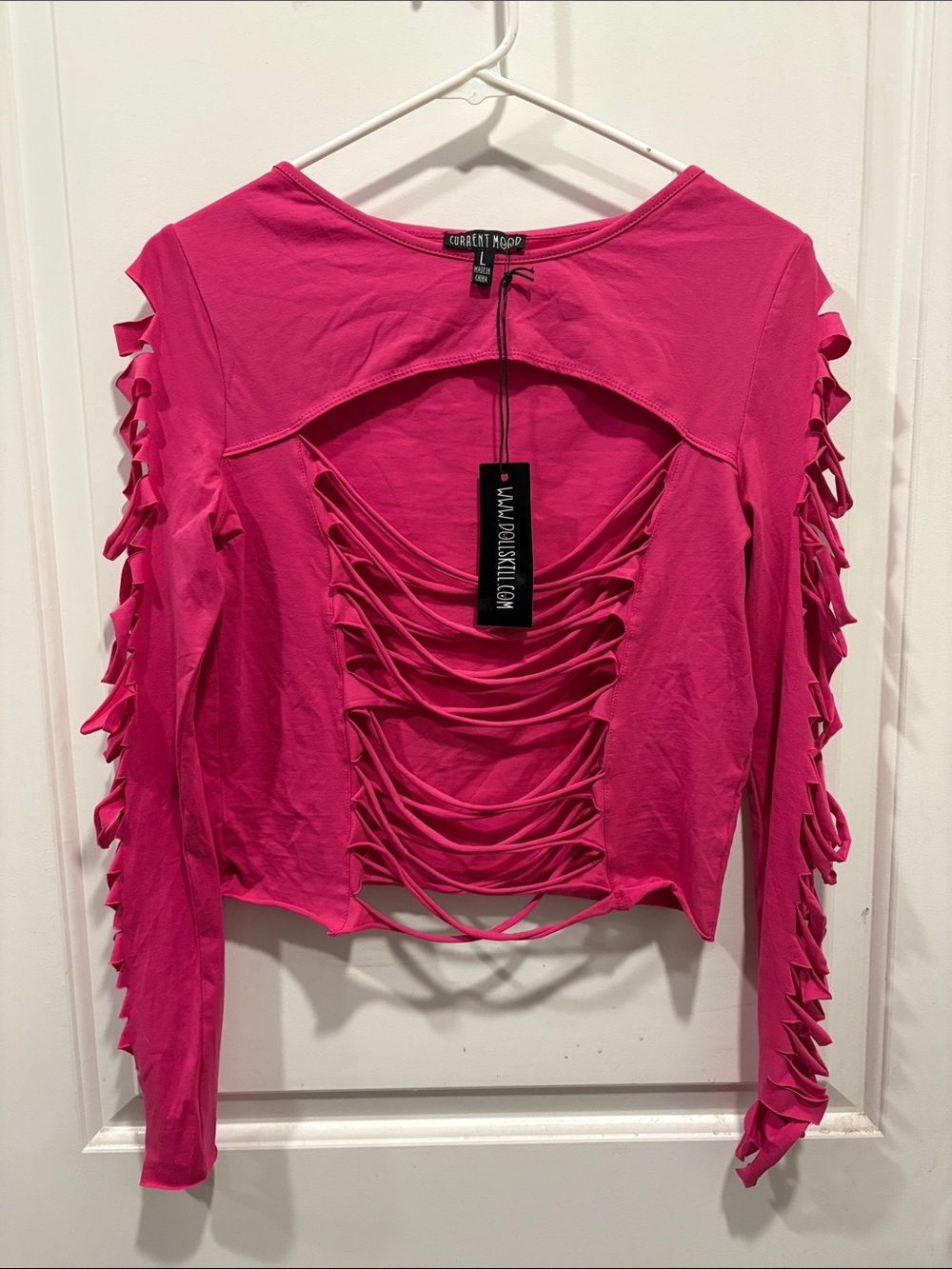 Dolls Kill Current Mood cut out Long Sleeve